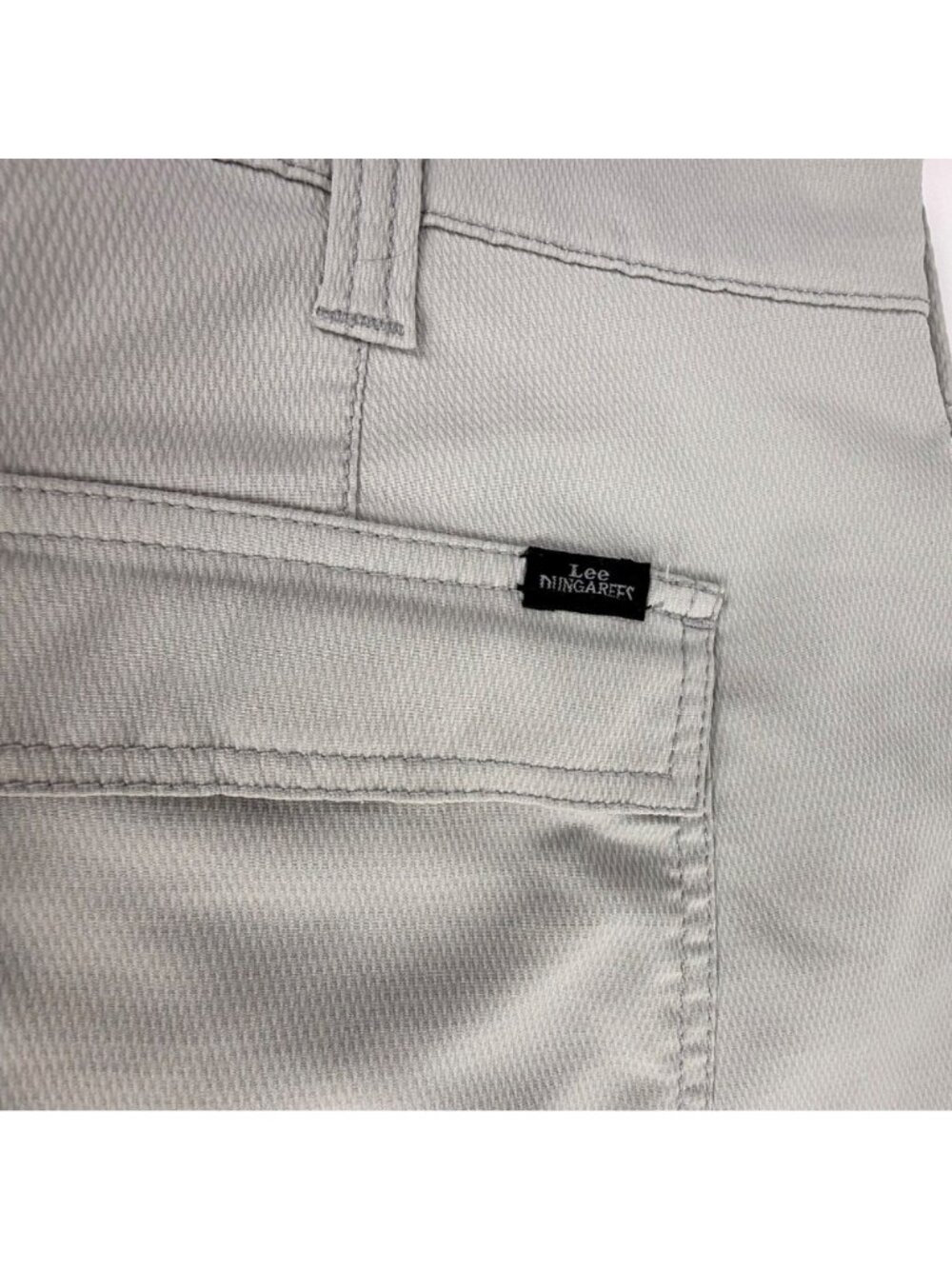 Lee Dungarees Men's Lightweight Cargo Shorts Light Gray Size 34 - Picture 3 of 5